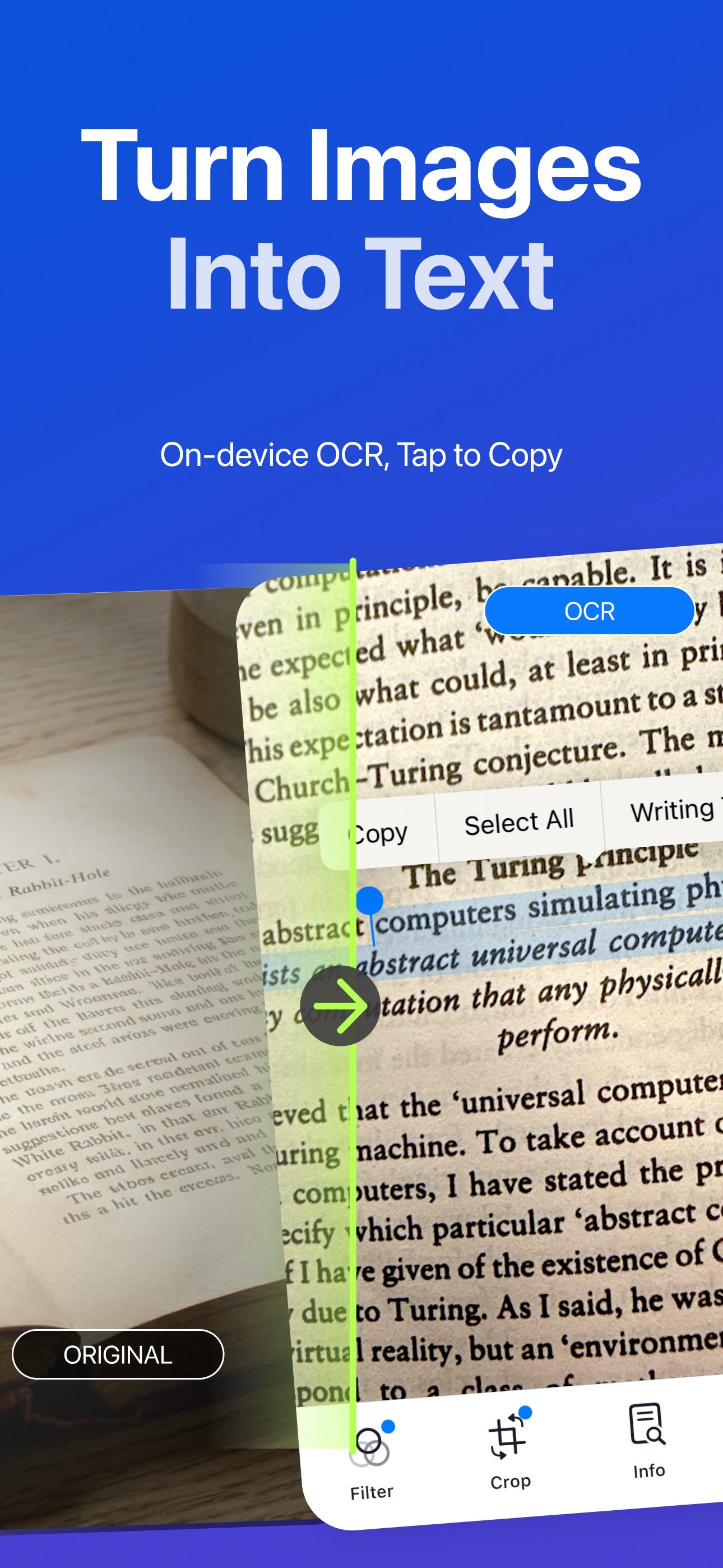 Optic edge detection